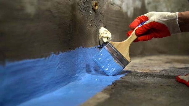 Commercial Basement Waterproofing project at a Amityville, NY business property by SJ Waterproofing Pros